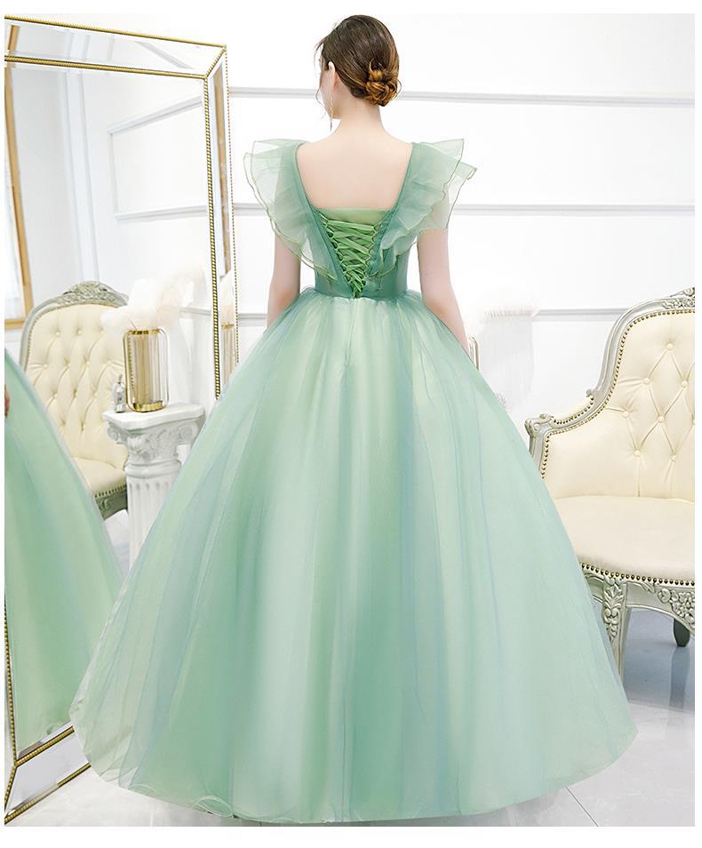 Tulle Lace Fabric Wedding Evening Dresses Elegant