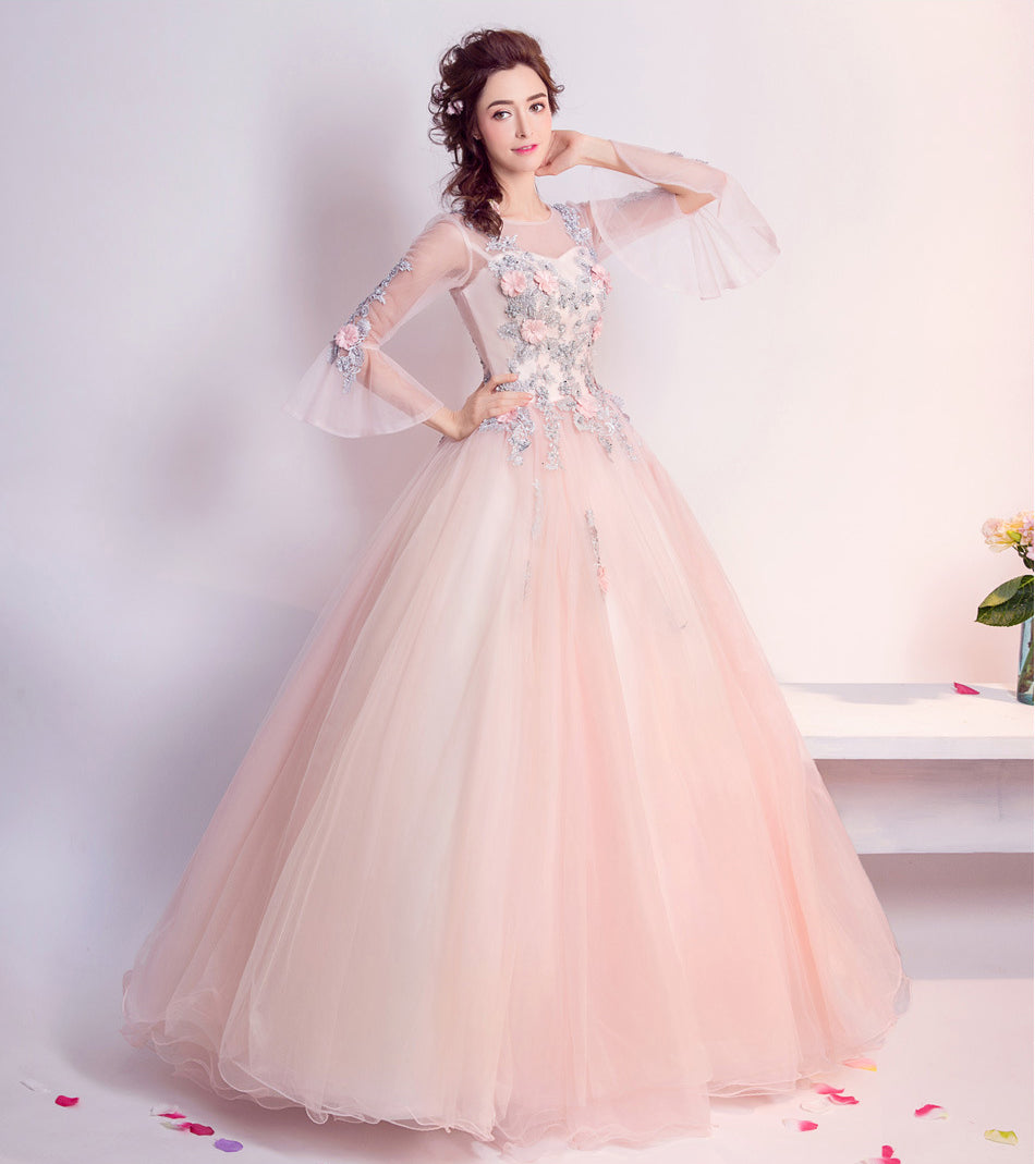 Pink Fairy Princessy Wedding Dresses