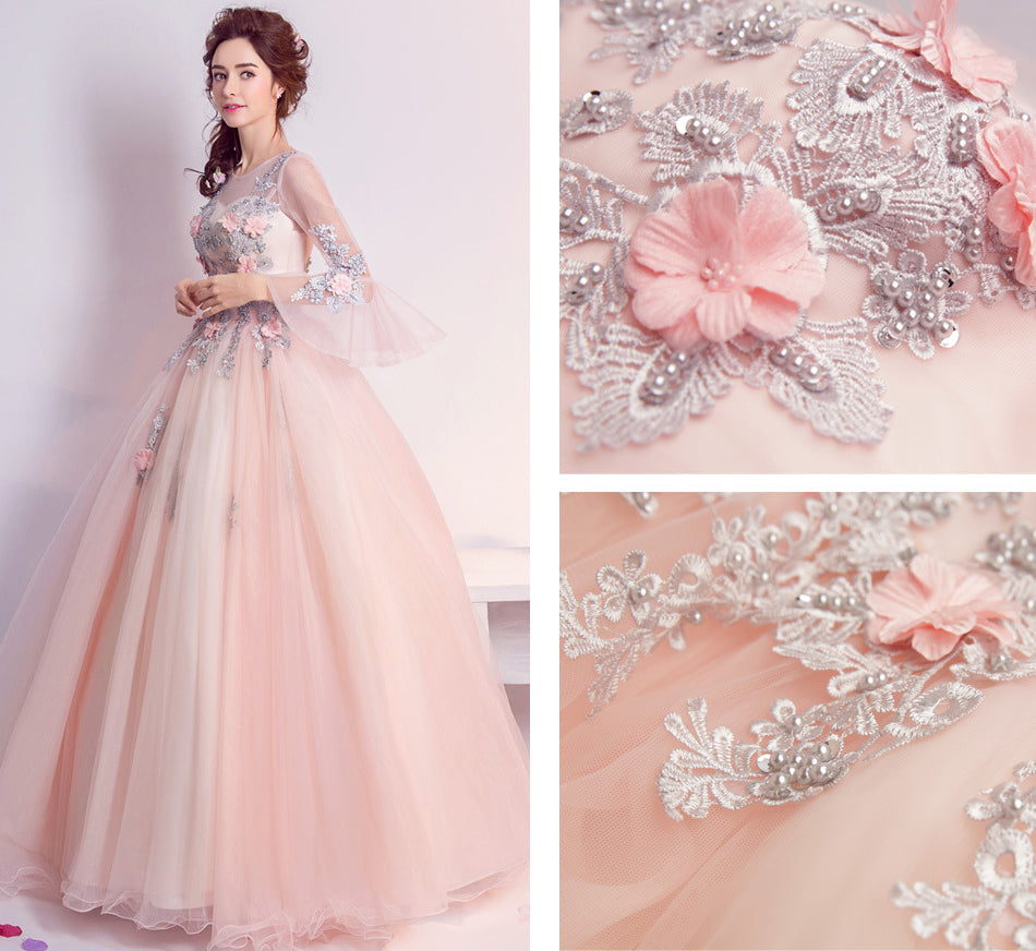 Pink Fairy Princessy Wedding Dresses