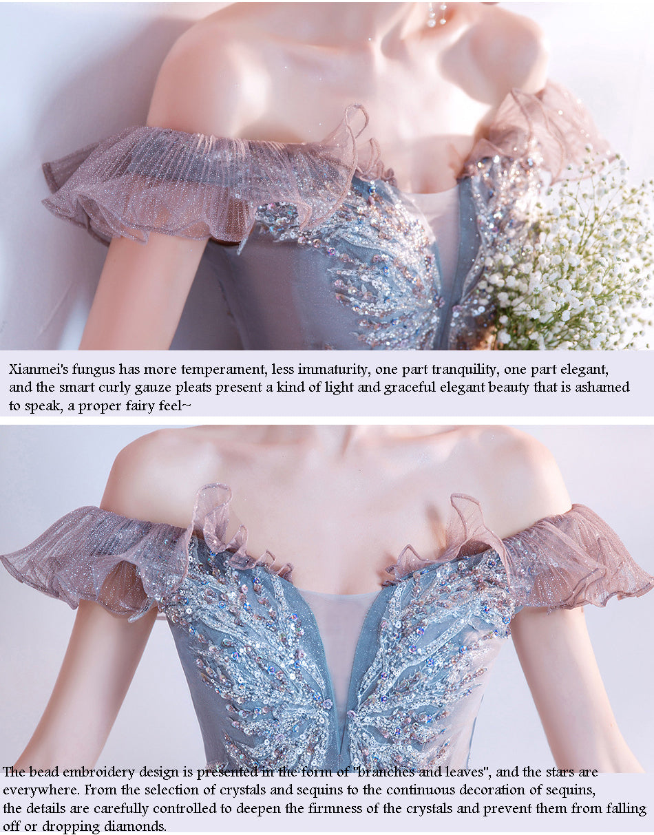 Women Lace Evening Dress Party Fairy Dresses