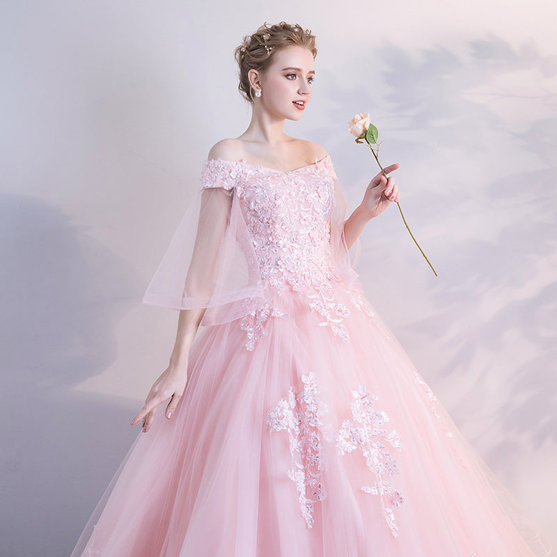 Pink Wedding Dresses for Women Ball Gown